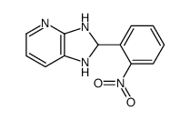 2-(2-nitrophenyl)-2,3-dihydro-1H-imidazo[4,5-b]pyridine结构式