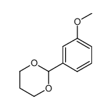 1,3-Dioxane,2-(3-methoxyphenyl)-(9CI) structure
