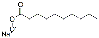 Decaneperoxoic acid sodium salt Structure