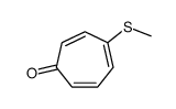 4-methylsulfanylcyclohepta-2,4,6-trien-1-one Structure