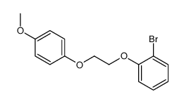 1-bromo-2-[2-(4-methoxyphenoxy)ethoxy]benzene结构式