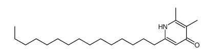 2,3-dimethyl-6-pentadecyl-1H-pyridin-4-one结构式