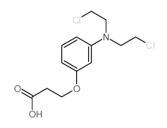 Propanoic acid,3-[3-[bis(2-chloroethyl)amino]phenoxy]- picture