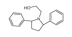 2-[(2S,5S)-2,5-diphenylpyrrolidin-1-yl]ethanol结构式