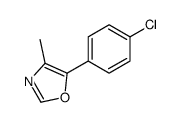 5-(4-chlorophenyl)-4-methyl-1,3-oxazole Structure