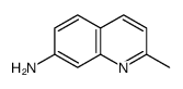 2-Methyl-7-quinolinamine Structure