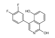 4-(3,4-difluorophenyl)-5-hydroxy-2H-isoquinolin-1-one Structure