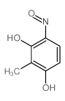 2-methyl-4-nitroso-benzene-1,3-diol Structure