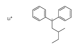 lithium,(3-methyl-1-phenylpentyl)benzene Structure