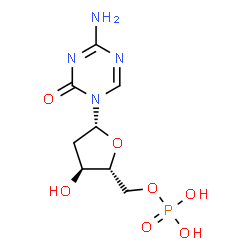 5-aza-2'-deoxycytidine-5'-monophosphate结构式