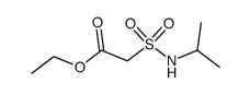 Ethyl α-(N-isopropylsulfamoyl)acetat Structure