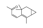 4-(3,3,5-trimethyl-4-bicyclo[4.1.0]hept-4-enyl)but-3-en-2-one Structure