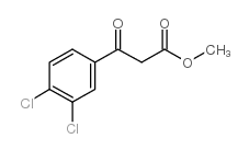 3-(3,4-dichloro-phenyl)-3-oxo-propionic acid methyl ester结构式