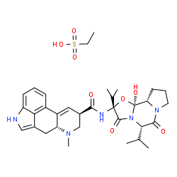 ergocornine ethanesulfonate结构式