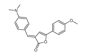 3-(4-dimethylamino-benzylidene)-5-(4-methoxy-phenyl)-3H-furan-2-one结构式