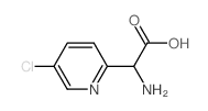2-amino-2-(5-chloropyridin-2-yl)acetic acid结构式