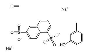 disodium,formaldehyde,3-methylphenol,naphthalene-1,6-disulfonate结构式