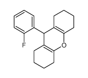 9-(2-fluorophenyl)-2,3,4,5,6,7,8,9-octahydro-1H-xanthene Structure