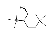 dimethyl-5,5 trimethylsilyl-2 cyclohexanol-2 cis Structure