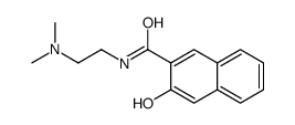 N-[2-(dimethylamino)ethyl]-3-hydroxynaphthalene-2-carboxamide结构式