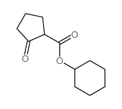 Cyclopentanecarboxylicacid, 2-oxo-, cyclohexyl ester结构式