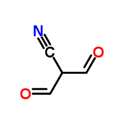 2-甲酰基-3-氧代丙腈结构式