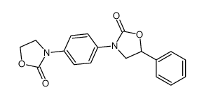 3,3'-(1,4-Phenylene)bis(5-phenyloxazolidin-2-one)结构式