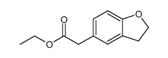 ethyl 2,3-dihydrobenzofuran-5-ylacetate Structure