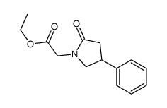 2-Oxo-4-phenyl-1-pyrrolidineacetic Acid Ethyl Ester structure