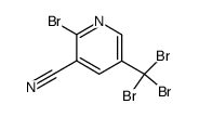 2-bromo-5-tribromomethyl-nicotinonitrile结构式