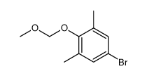 5-Bromo-2-(methoxymethoxy)-1,3-dimethylbenzene结构式