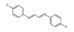 N,N'-bis(4-fluorophenyl)ethane-1,2-diimine Structure