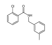 2-chloro-N-(3-methylbenzyl)benzamide结构式