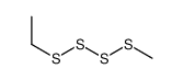 Tetrasulfide, ethyl methyl结构式