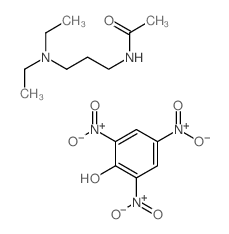N-(3-diethylaminopropyl)acetamide; 2,4,6-trinitrophenol Structure