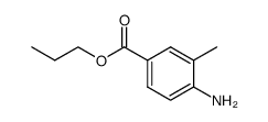 Benzoic acid, 4-amino-3-methyl-, propyl ester (9CI) Structure