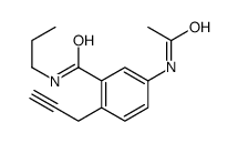 5-(Acetylamino)-N-propyl-2-(2-propynyl)benzamide结构式