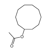 Cyclodecyl acetate Structure