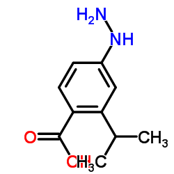 Benzoic acid, 4-hydrazino-2-(1-methylethyl)- (9CI)结构式