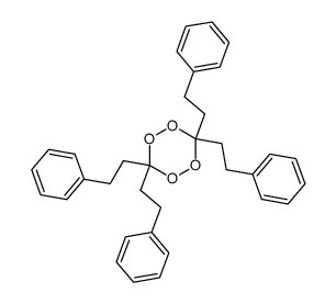 3,3,6,6-tetra(phenethyl)-1,2,4,5-tetraoxan Structure
