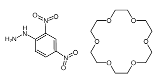 [18]Krone-6-(2,4-Dinitrophenylhydrazin)-1:2-Komplex Structure