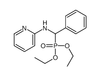 N-[diethoxyphosphoryl(phenyl)methyl]pyridin-2-amine Structure