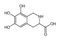 3-Isoquinolinecarboxylic acid, 1,2,3,4-tetrahydro-6,7,8-trihydroxy- (9CI)结构式