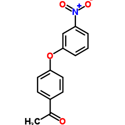 1-[4-(3-Nitrophenoxy)phenyl]ethanone Structure
