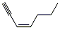 (Z)-3-Hepten-1-yne structure