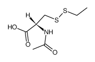 N-Acetyl-S-(ethylsulfanyl)cysteine Structure