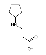 3-(CYCLOPENTYLAMINO)PROPANOIC ACID Structure