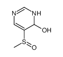 4-Pyrimidinol, 1,4-dihydro-5-(methylsulfinyl)- (9CI) Structure