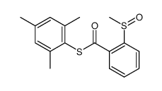2-(Methylsulfinyl)thiobenzoesaeure-S-mesitylester结构式