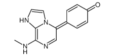 4-[8-(methylamino)-1H-imidazo[1,2-a]pyrazin-5-ylidene]cyclohexa-2,5-dien-1-one结构式